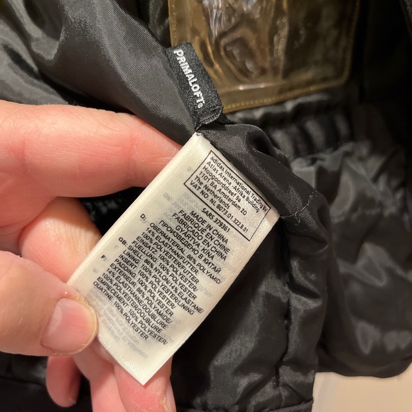 STELLA MCCARTNEY ADIDAS PRIMALOFT LADIES BLACK JACKET-S - Picture 8 of 12